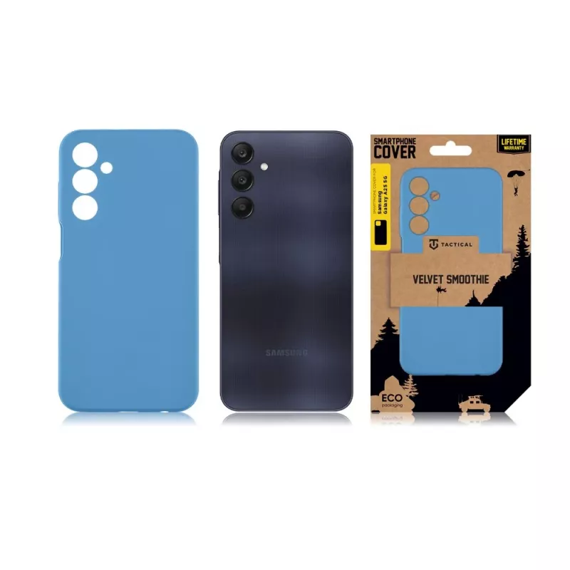 Tactical Back Cover Velvet Smoothie per Samsung Galaxy A25 5G - nero