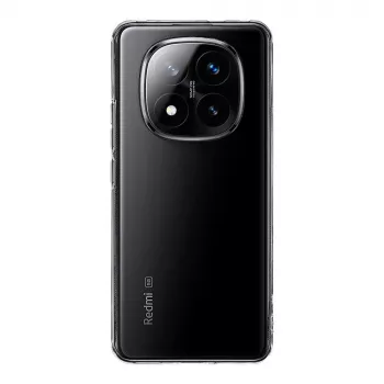 Tactical Back Cover TPU per Xiaomi Redmi Note 14 Pro+ 5G trasparente