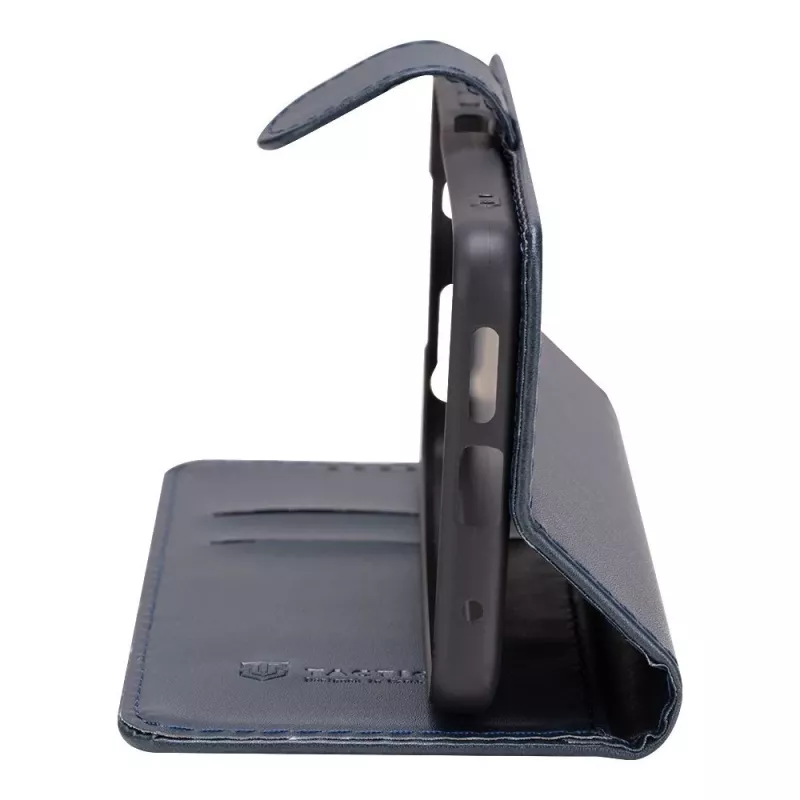 Cover a libro tattica Field Notes iPhone 16e/17e blu navy