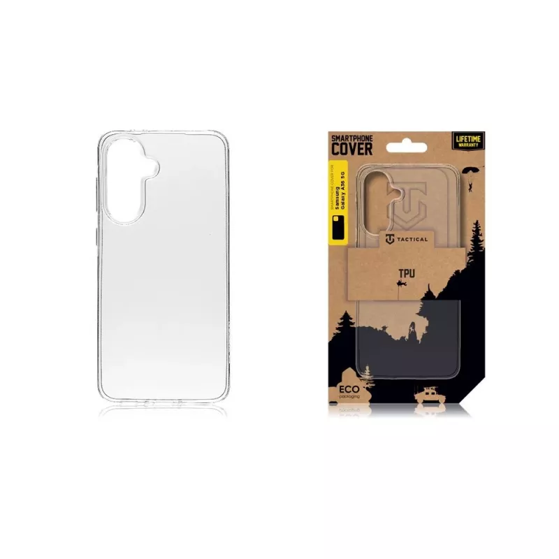 Tactical Back Cover TPU per Samsung Galaxy A36 5G trasparente