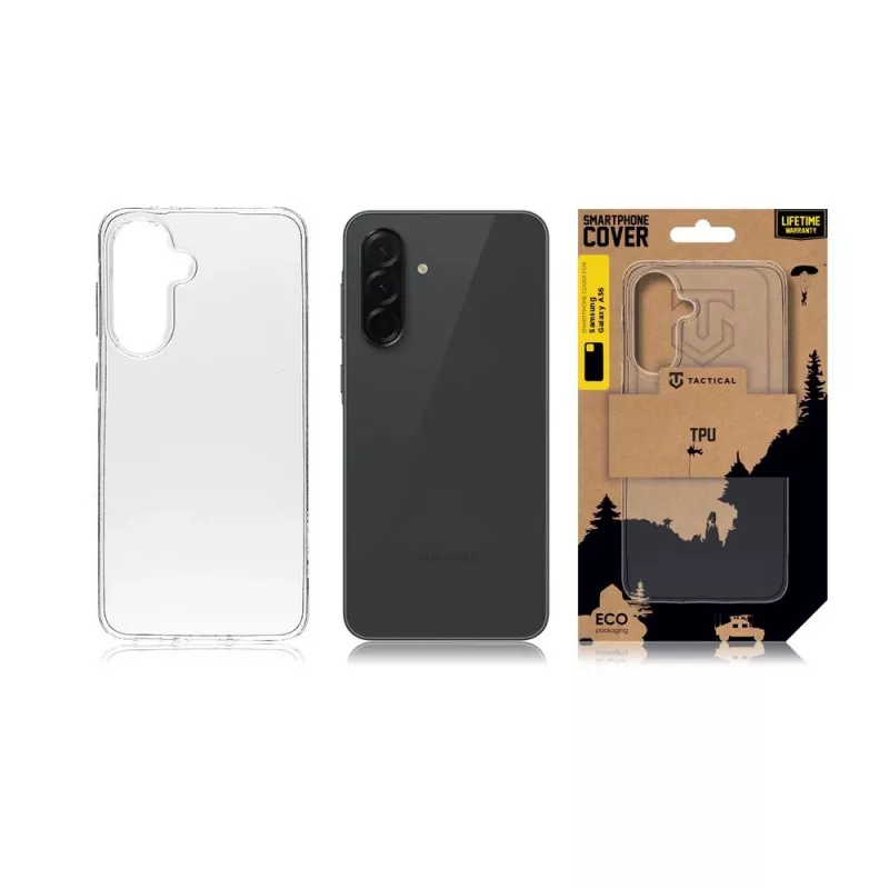 Tactical Back Cover TPU per Samsung Galaxy A36 5G trasparente