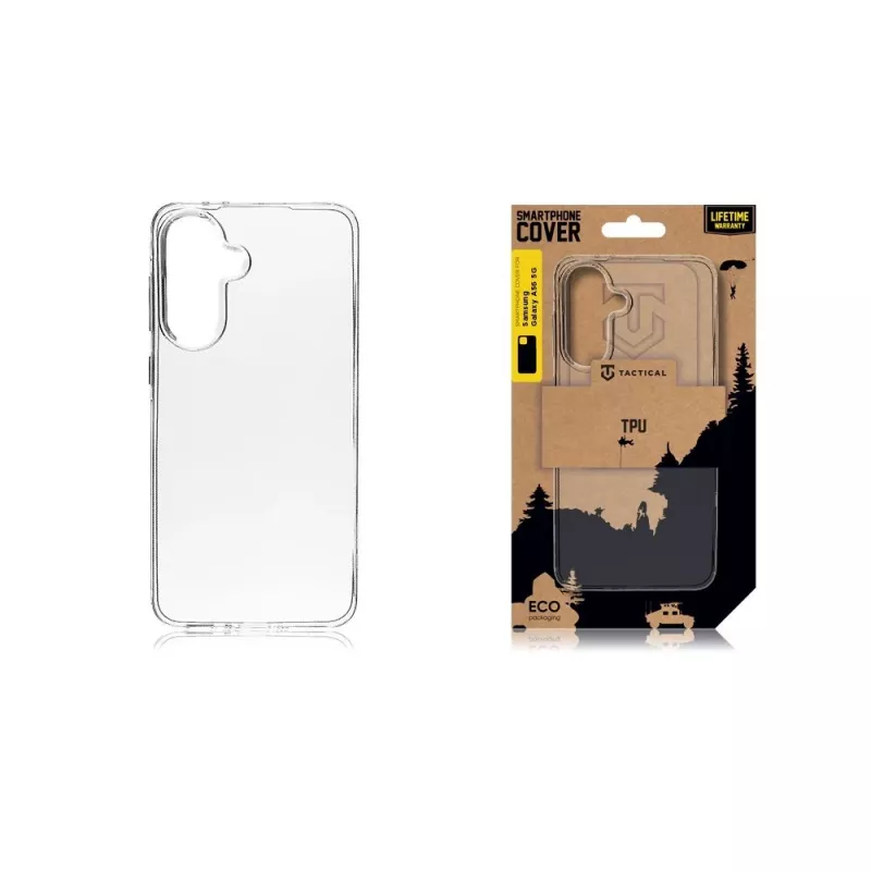 Tactical Back Cover TPU per Samsung Galaxy A56 5G trasparente