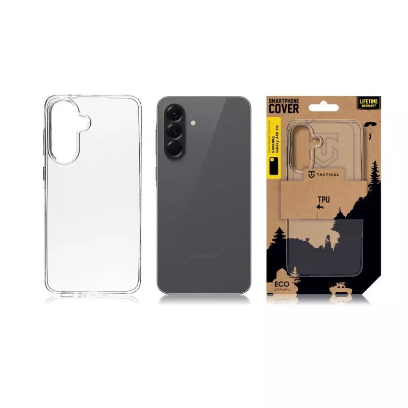 Tactical Back Cover TPU per Samsung Galaxy A56 5G trasparente