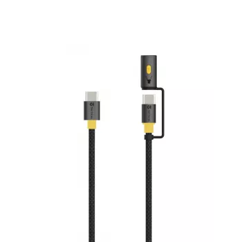 Cavo Tactical Stinger USB-C/USB-C nero