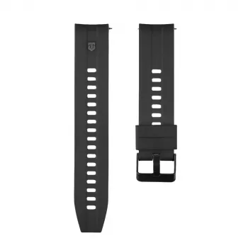 Cinturino in silicone Quick-Release Tactical 20mm nero