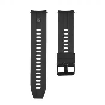 Cinturino in silicone Quick-Release Tactical 22mm nero