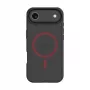 Tactical Back Cover MagForce Hyperstealth 2.0 per iPhone Air, nero/rosso