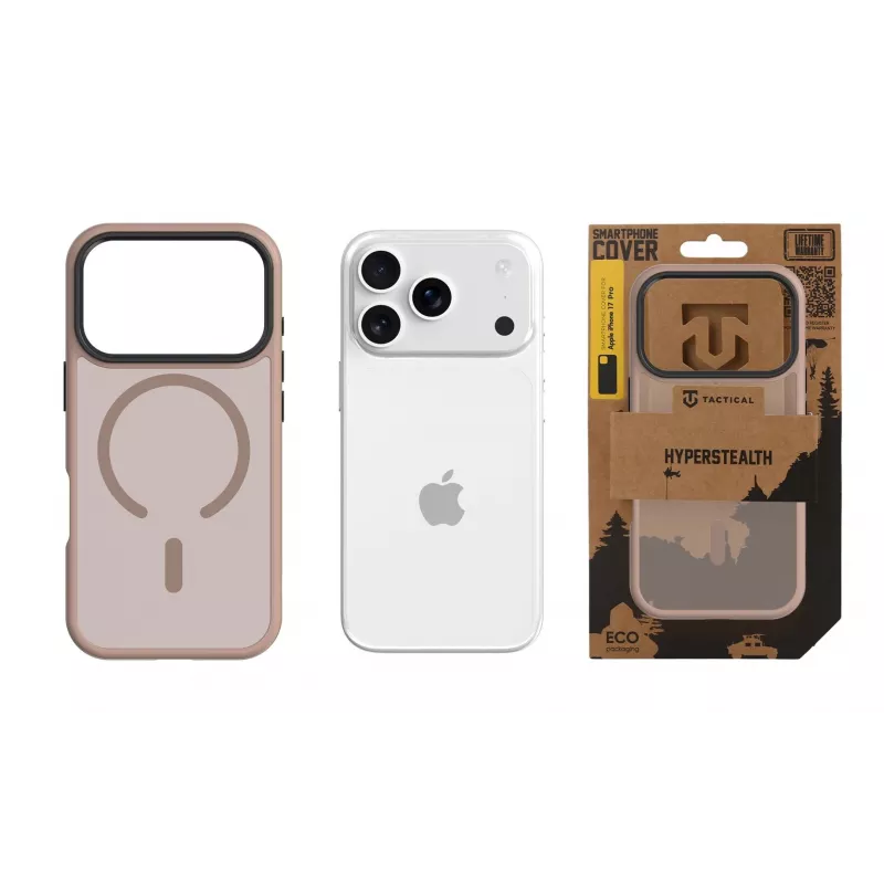 Tactical Back Cover MagForce Hyperstealth per iPhone 17 Pro - Stealth Black