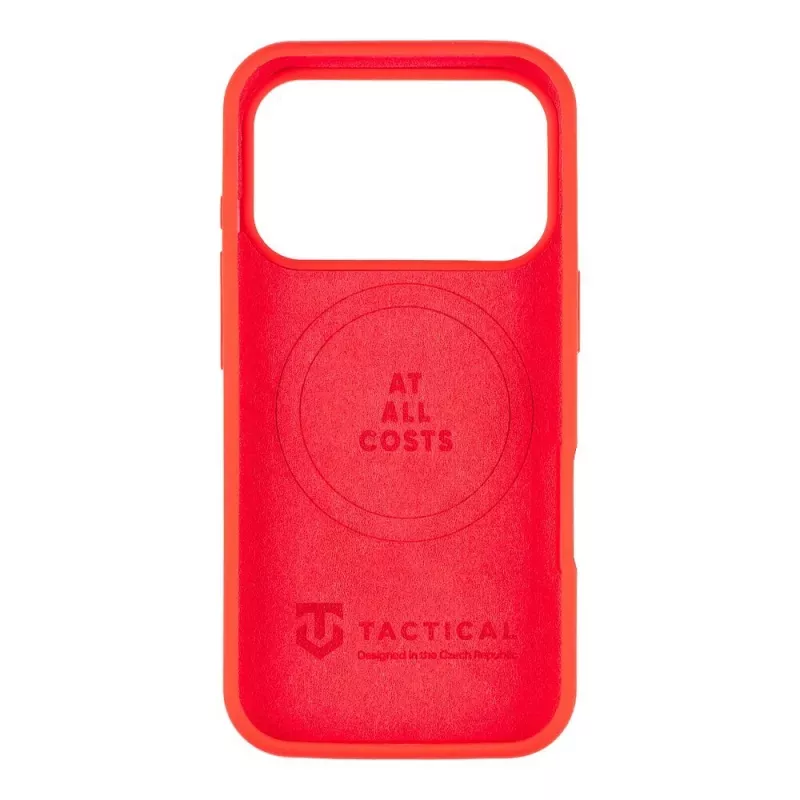 Tactical MagForce Velvet Smoothie Back Cover per iPhone 17 Pro - Chilli Red