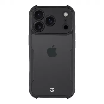 Tactical Back Cover Quantum Stealth iPhone 17 Pro trasparente/nero