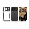 Tactical Back Cover Quantum Stealth iPhone 17 Pro trasparente/nero