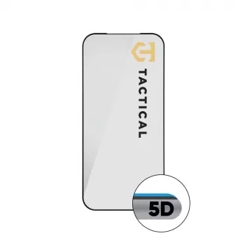 Tactical Glass Shield 5D per iPhone 17 Pro nero
