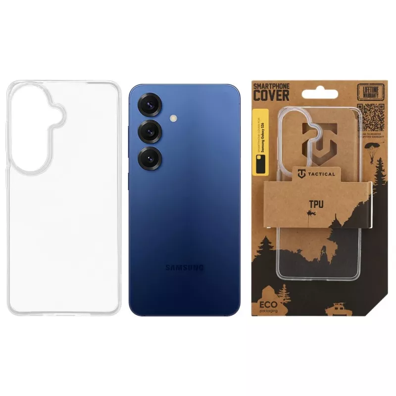 Cover posteriore TPU Tactical per Samsung Galaxy S26 trasparente