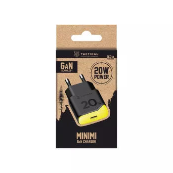 Tactical Minimi GaN 20W USB-C caricabatterie nero