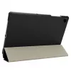 Tactical Book Cover Tri Fold Galaxy TAB A11+ nero