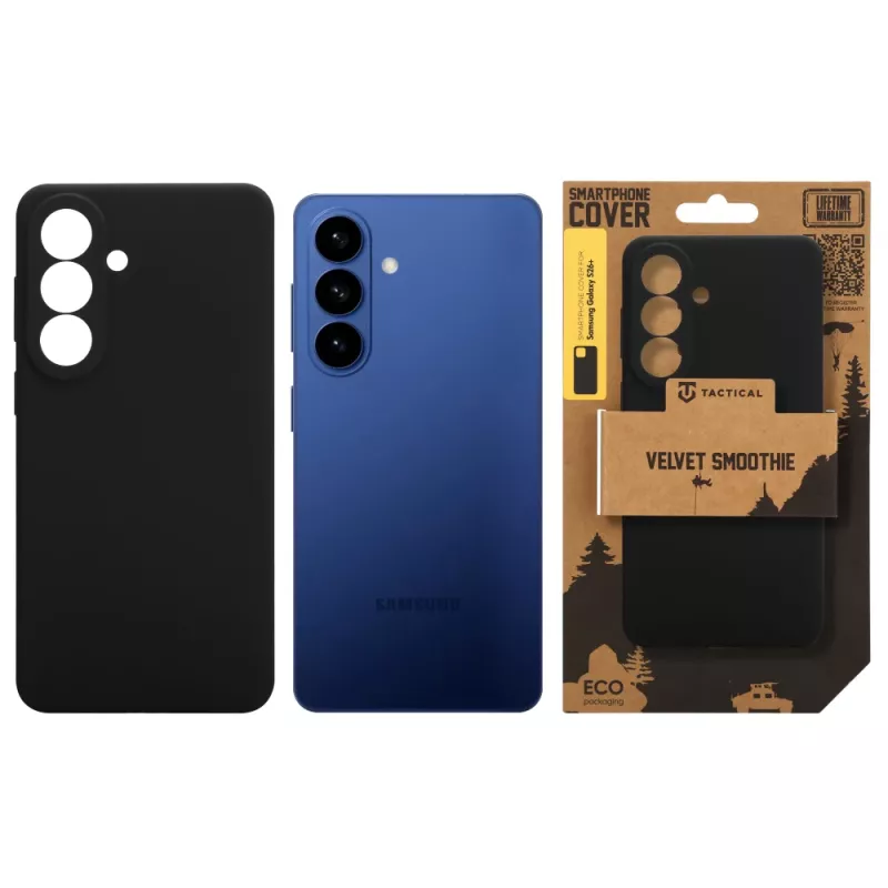 Tactical Velvet Smoothie custodia in silicone per Samsung Galaxy S26+, Asphalt