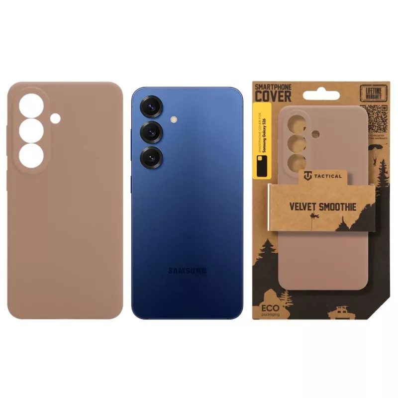 Tactical Back Cover Velvet Smoothie per Samsung Galaxy S26 - nero