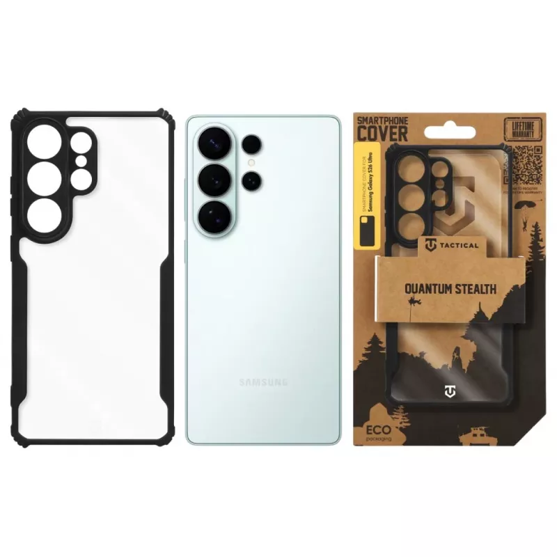 Tactical Back Cover Quantum Stealth Galaxy S26 Ultra trasparente/nero