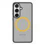 Cover posteriore tattica MagForce Hyperstealth 2.0 per Samsung Galaxy S26, nero/giallo
