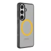 Cover posteriore tattica MagForce Hyperstealth 2.0 per Samsung Galaxy S26, nero/giallo