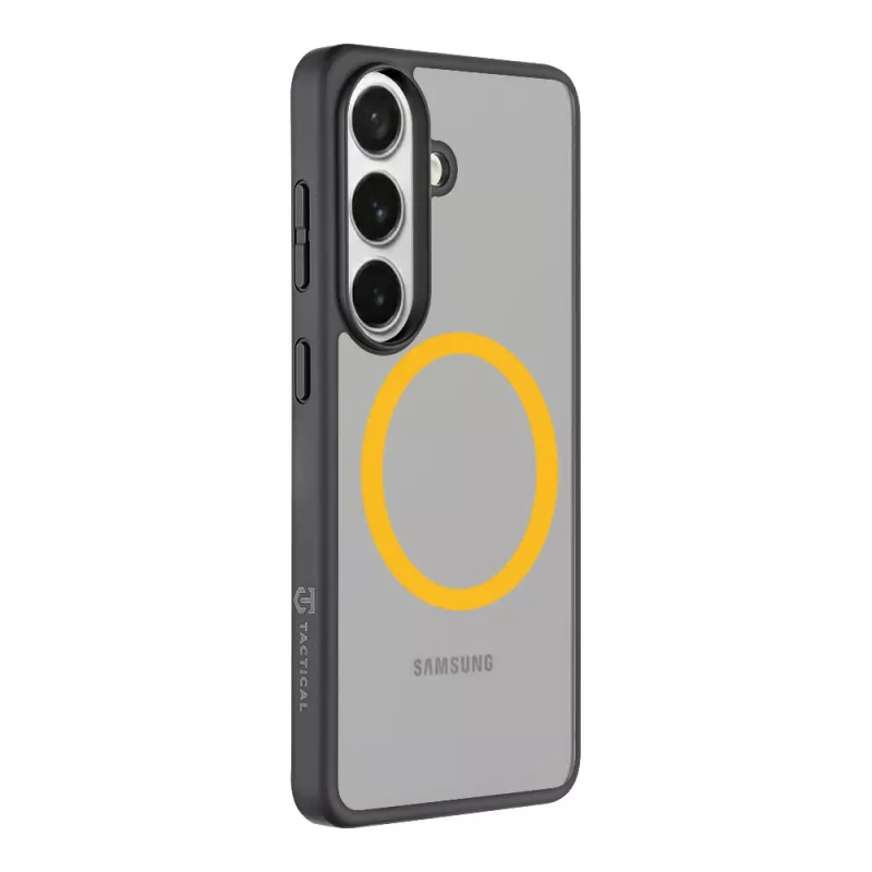 Cover posteriore tattica MagForce Hyperstealth 2.0 per Samsung Galaxy S26, nero/giallo