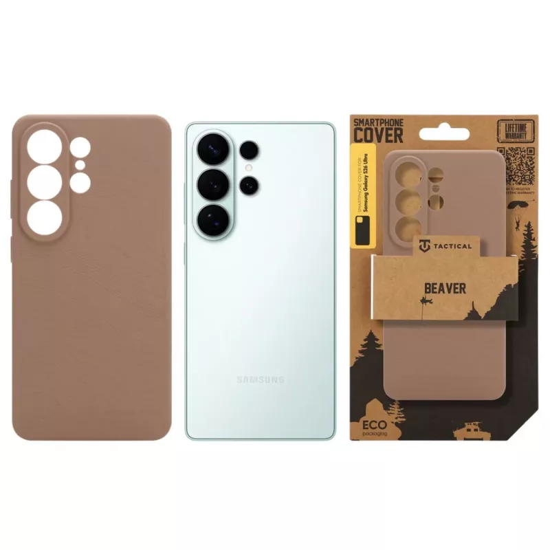 Tactical Back Cover Beaver per Samsung Galaxy S26 Ultra, nero