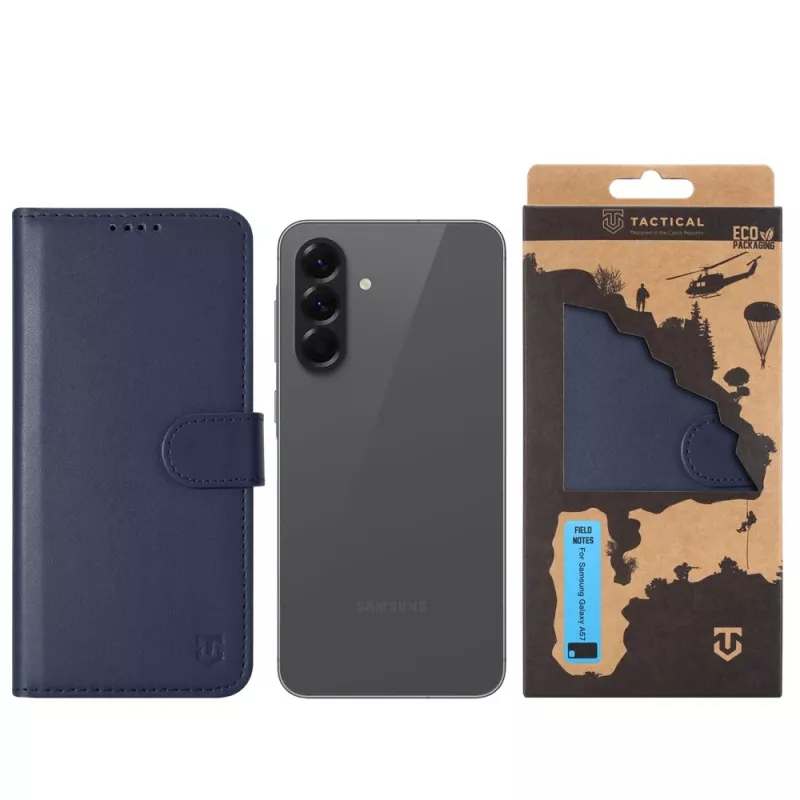 Tactical Book Cover Field Notes Galaxy A57 blu