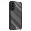 Cover posteriore tattica Quantum Stealth Galaxy A57 trasparente/nero