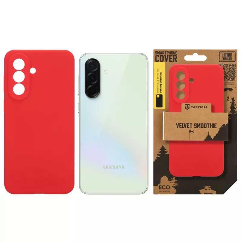 Tactical Back Cover Velvet Smoothie per Samsung Galaxy A37 - Chilli Red