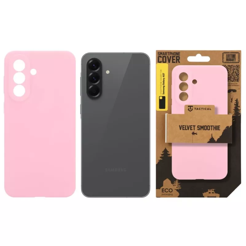 Tactical Back Cover Velvet Smoothie per Samsung Galaxy A57 5G - Pink Panther