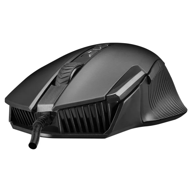 Rampage Comfort Mouse gaming, programmabile, 12800 DPI RGB, nero