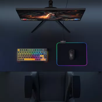 Rampage MP-23 Tappetino mouse gaming RGB