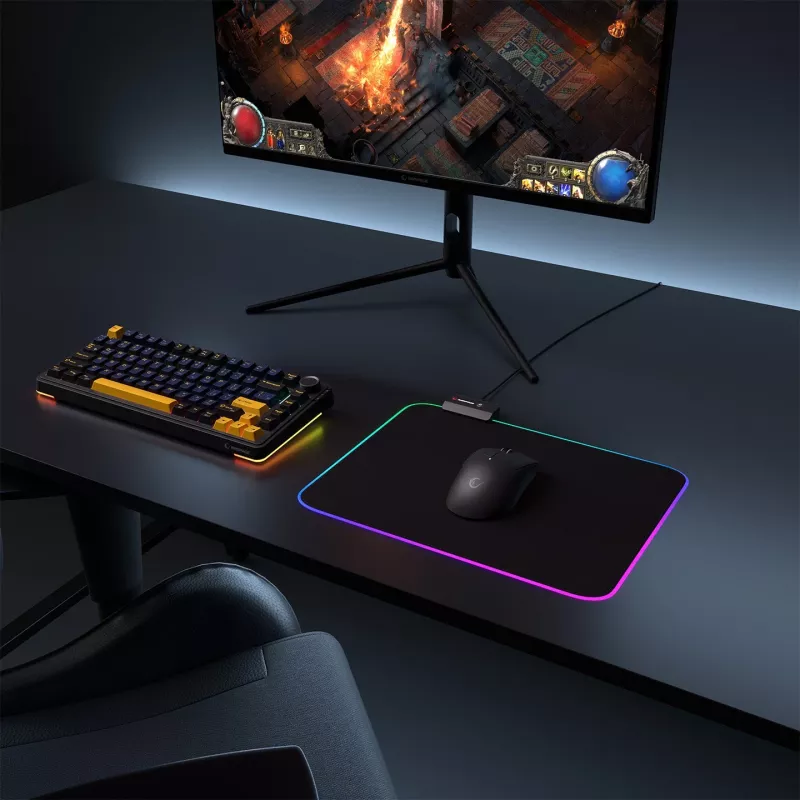 Rampage MP-23 Tappetino mouse gaming RGB