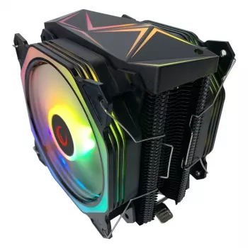 Rampage Octagon C60 Dissipatore CPU ad aria, dual tower, 2 ventole ARGB 120mm, 1800RPM, LGA 1700/AM5