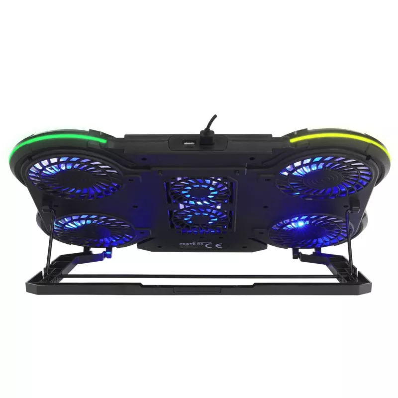 Rampage PROTE R6 Supporto di raffreddamento per laptop, 10-17 pollici, RGB