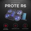 Rampage PROTE R6 Supporto di raffreddamento per laptop, 10-17 pollici, RGB