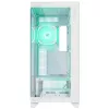 Rampage Hydra V1 Case PC mid tower, bianco, 4 ventole ARGB 120mm, USB-C/USB-A, hub ARGB, vetro temperato