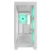 Rampage Hydra V2 Case PC mid tower bianco con 4 ventole ARGB 120mm e vetro temperato