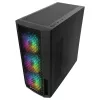 Rampage Shelob Case PC mid tower, 4 ventole ARGB, vetro temperato, nero