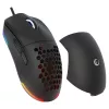 Rampage BLINK Mouse gaming USB con filo, 12800 DPI, RGB, sensore ottico, nero