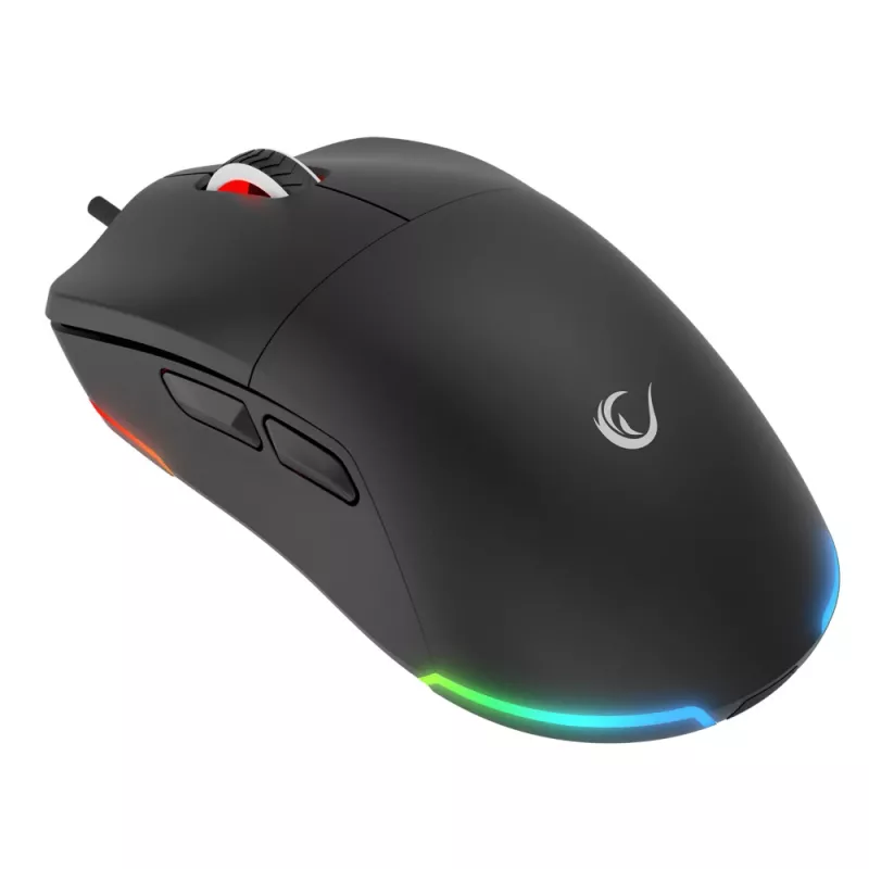 Rampage BLINK Mouse gaming USB con filo, 12800 DPI, RGB, sensore ottico, nero