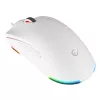 Rampage BLINK Mouse da gaming con filo, 12800 DPI, RGB, sensore ottico, bianco