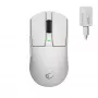 Rampage Zenith Pro Mouse da gaming wireless 26000 DPI bianco + ricevitore 4KHz PAW3395 BT 5.2