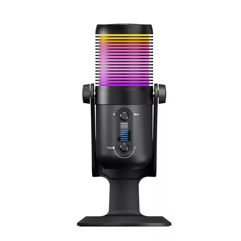 Rampage Diyez Microfono gaming USB-C RGB, nero