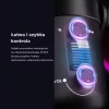 Rampage Diyez Microfono gaming USB-C RGB, nero