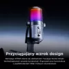 Rampage Diyez Microfono gaming USB-C RGB, nero