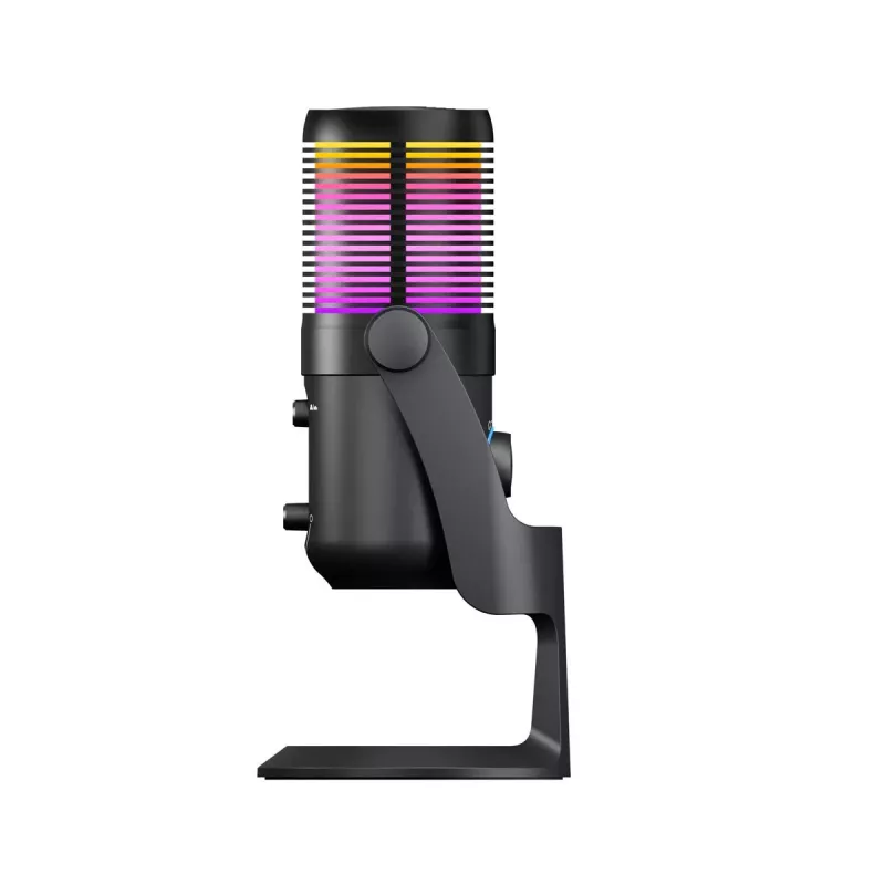 Rampage Diyez Microfono gaming USB-C RGB, nero