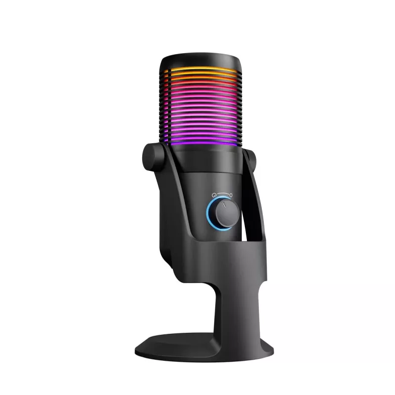 Rampage Diyez Microfono gaming USB-C RGB, nero