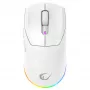 Rampage Prote M5 Pro Mouse da gaming 26000 DPI RGB LED 1kHz bianco