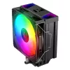 Rampage Octagon C70 Dissipatore CPU LGA1700/AM5 LCD ventola Infinity 120mm ARGB nero